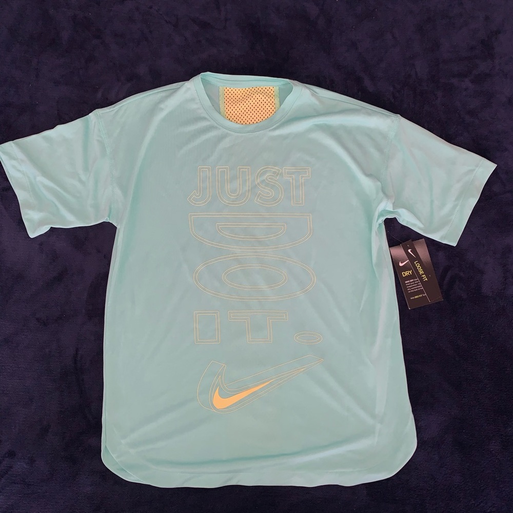 Nike Mint Green 'Just Do It' T-Shirt